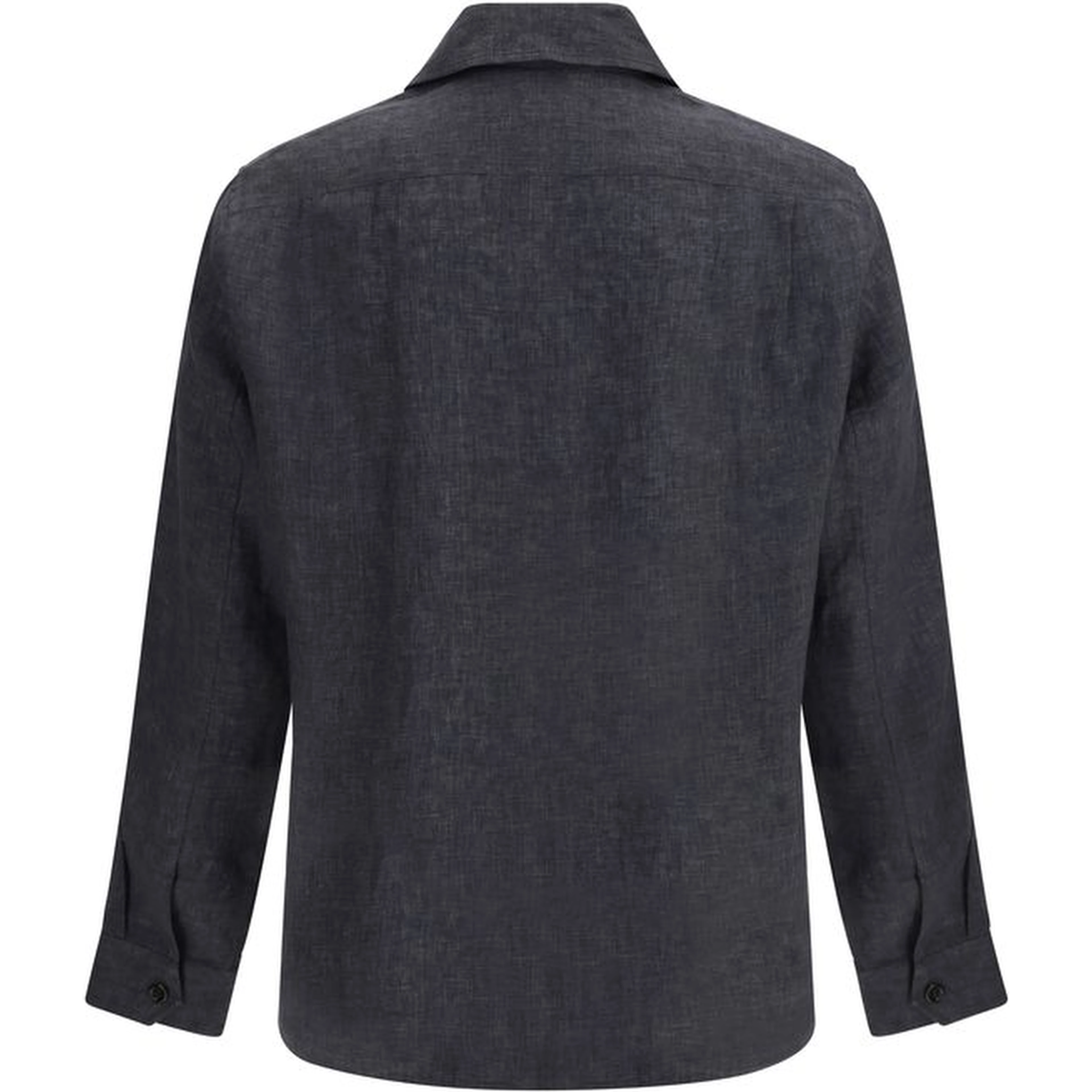 Gray Linen Pattern Shirt