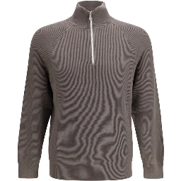 Brown Cotton Sweatshirt