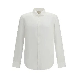 White Linen Dress Shirt