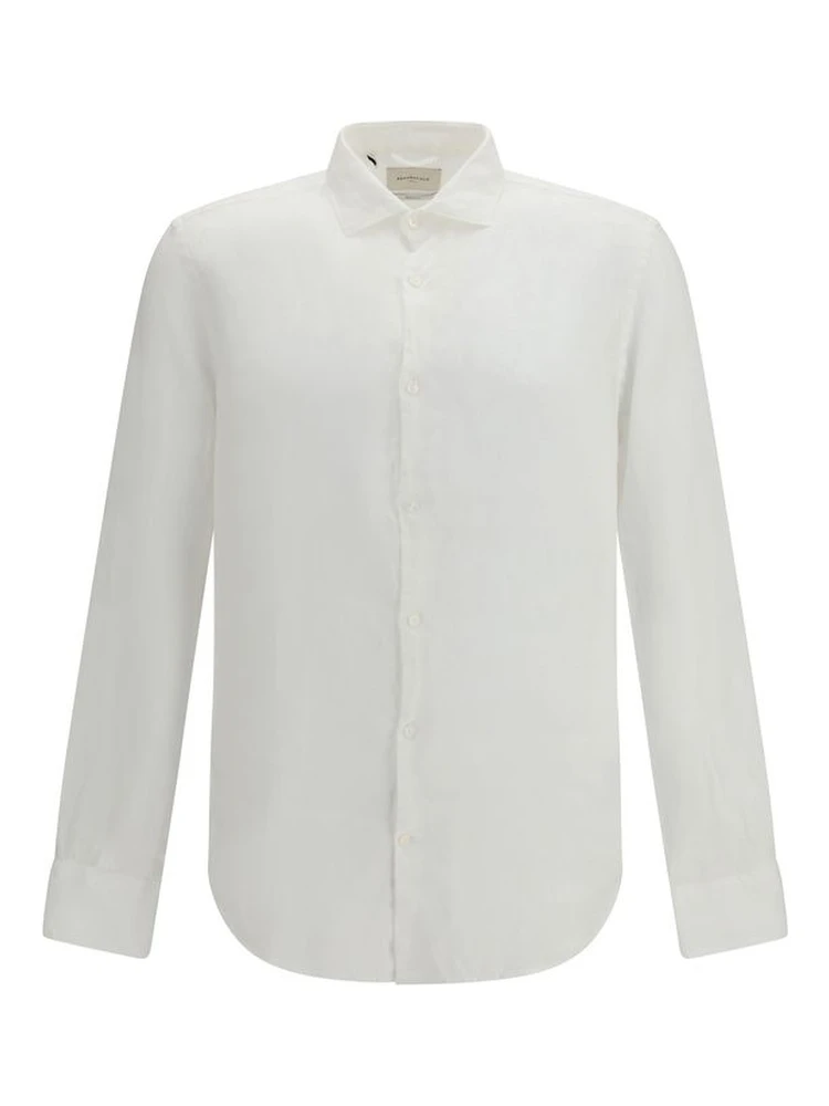 White Linen Dress Shirt