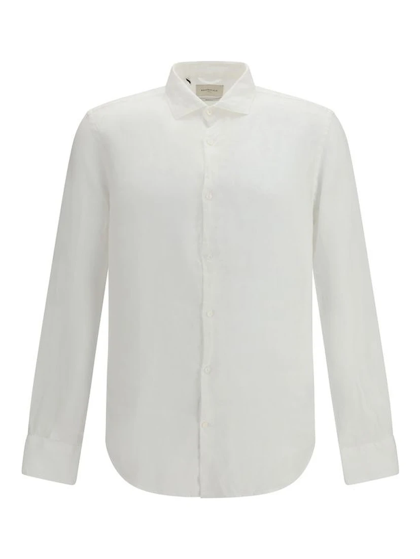 White Linen Dress Shirt