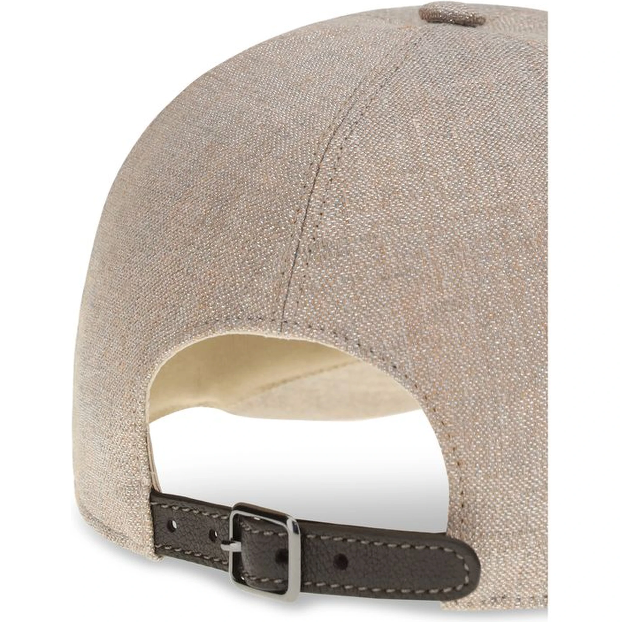 Beige Linen Cap (Baseball Hat)