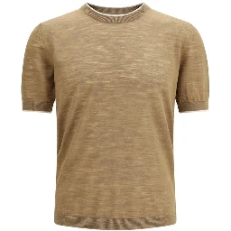Beige Linen Shortsleeve Shirt