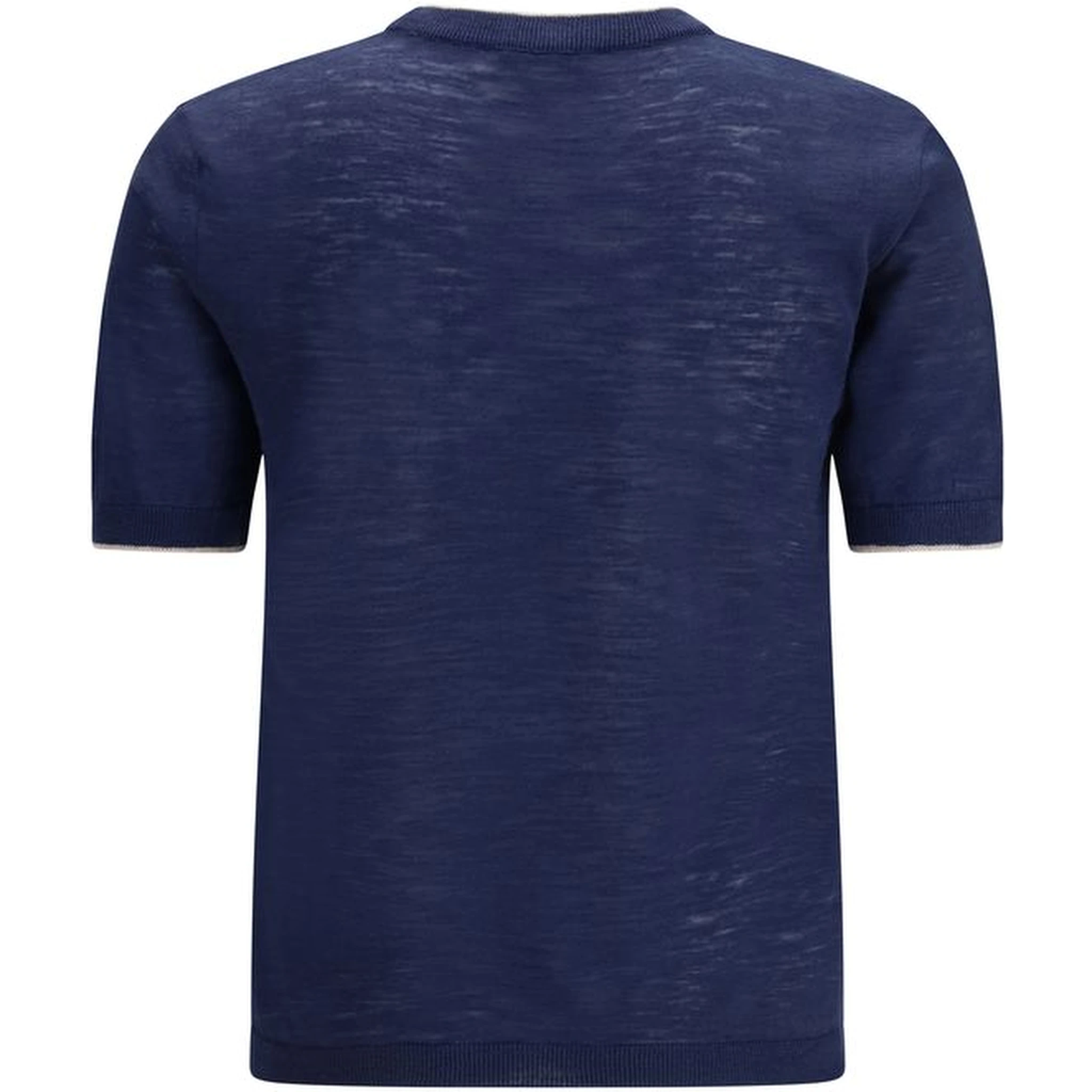 Blue Linen Shortsleeve Shirt