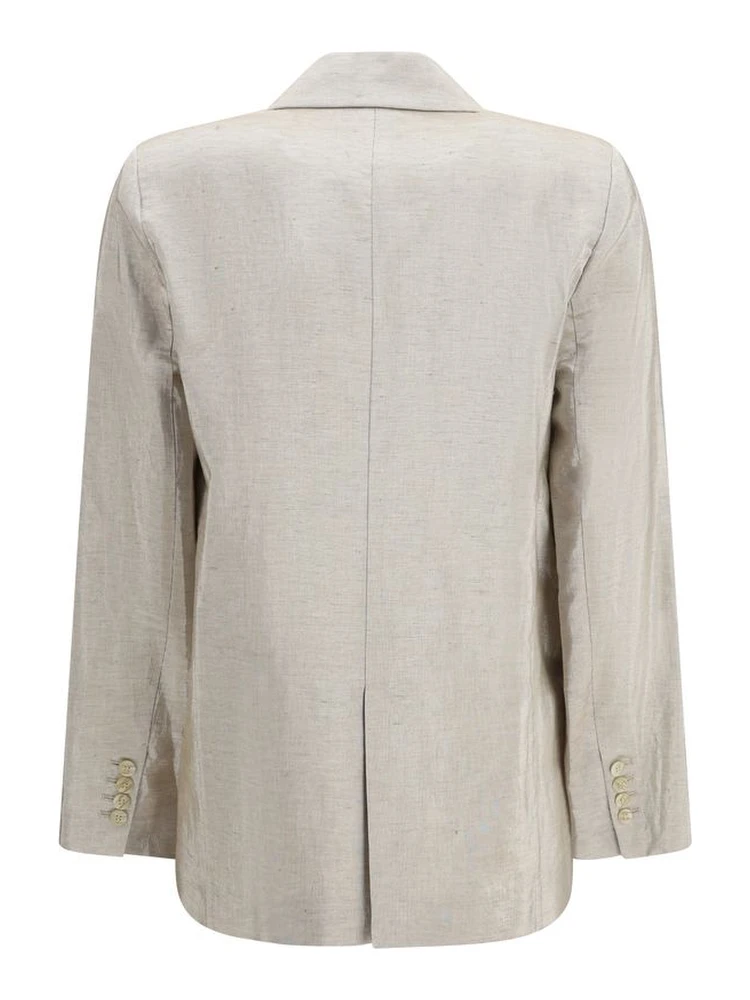 Silver Cotton Blazer alternative
