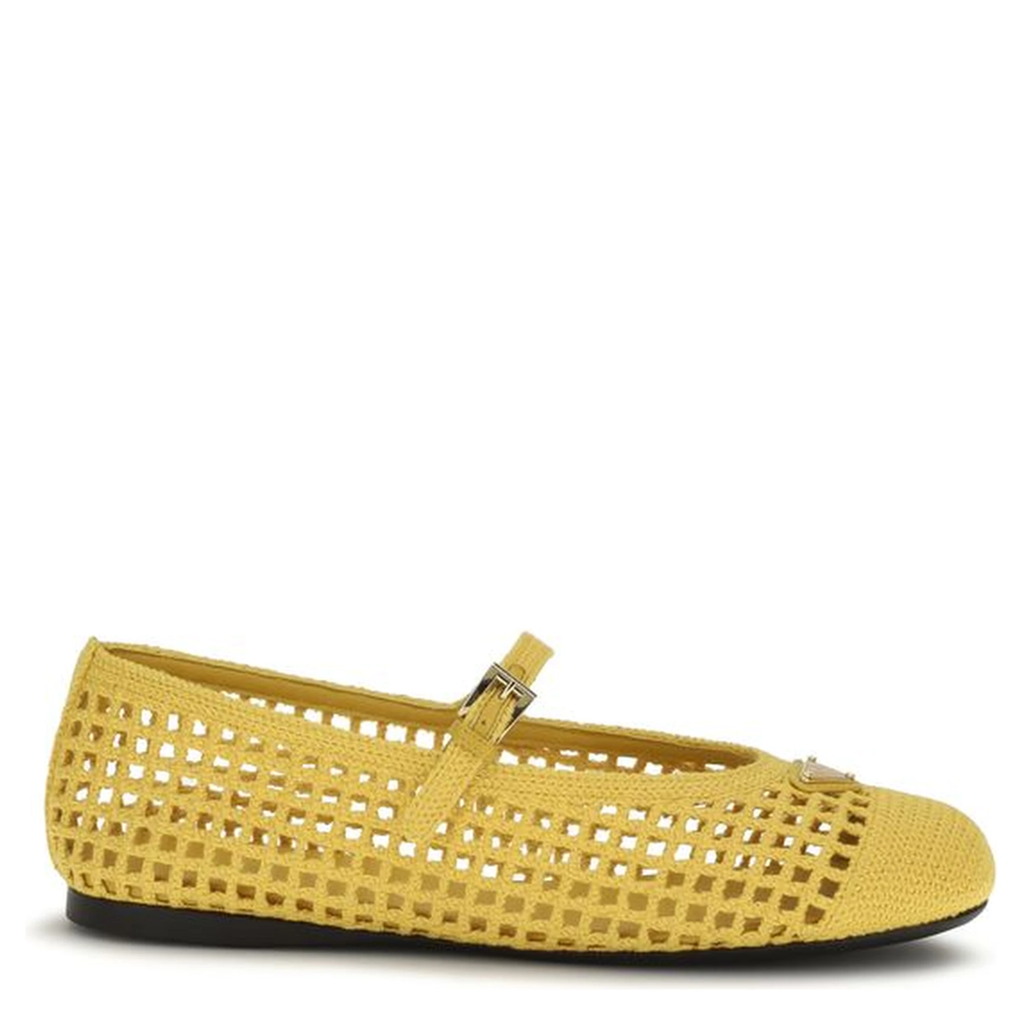 Bicolor Cotton Ballet Flats