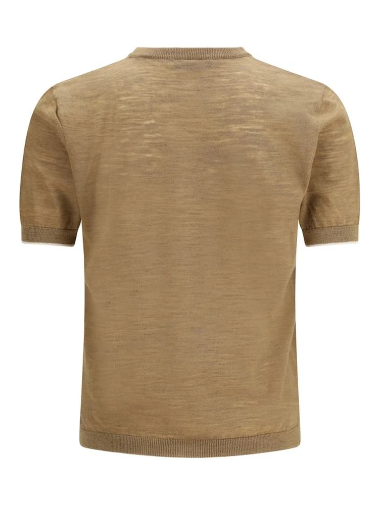 Beige Linen Shortsleeve Shirt alternative