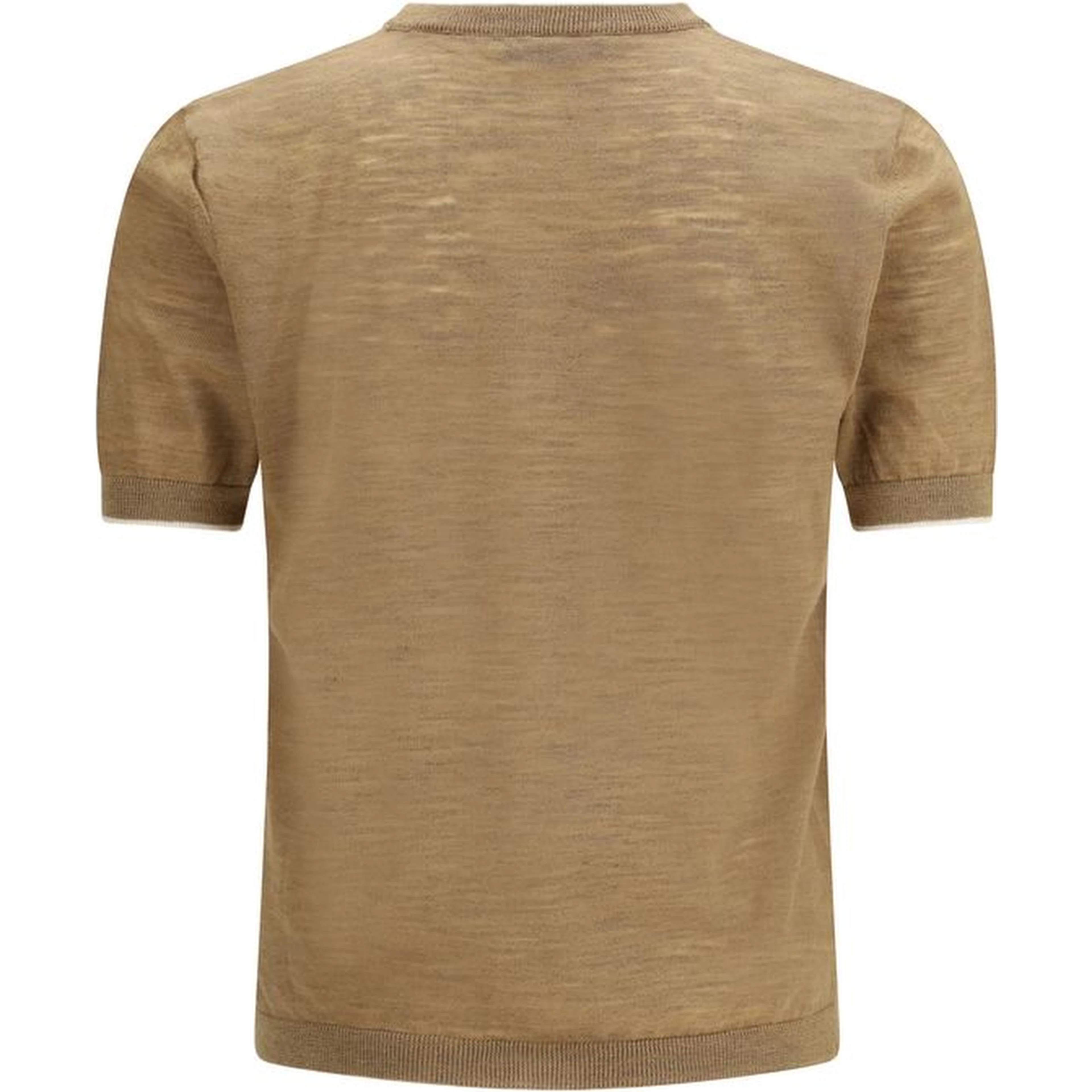 Beige Linen Shortsleeve Shirt