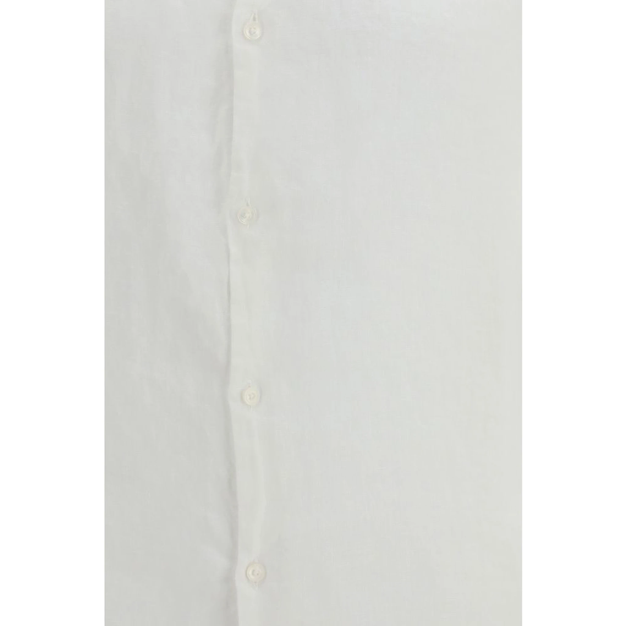 White Linen Dress Shirt