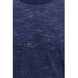 Blue Linen Shortsleeve Shirt