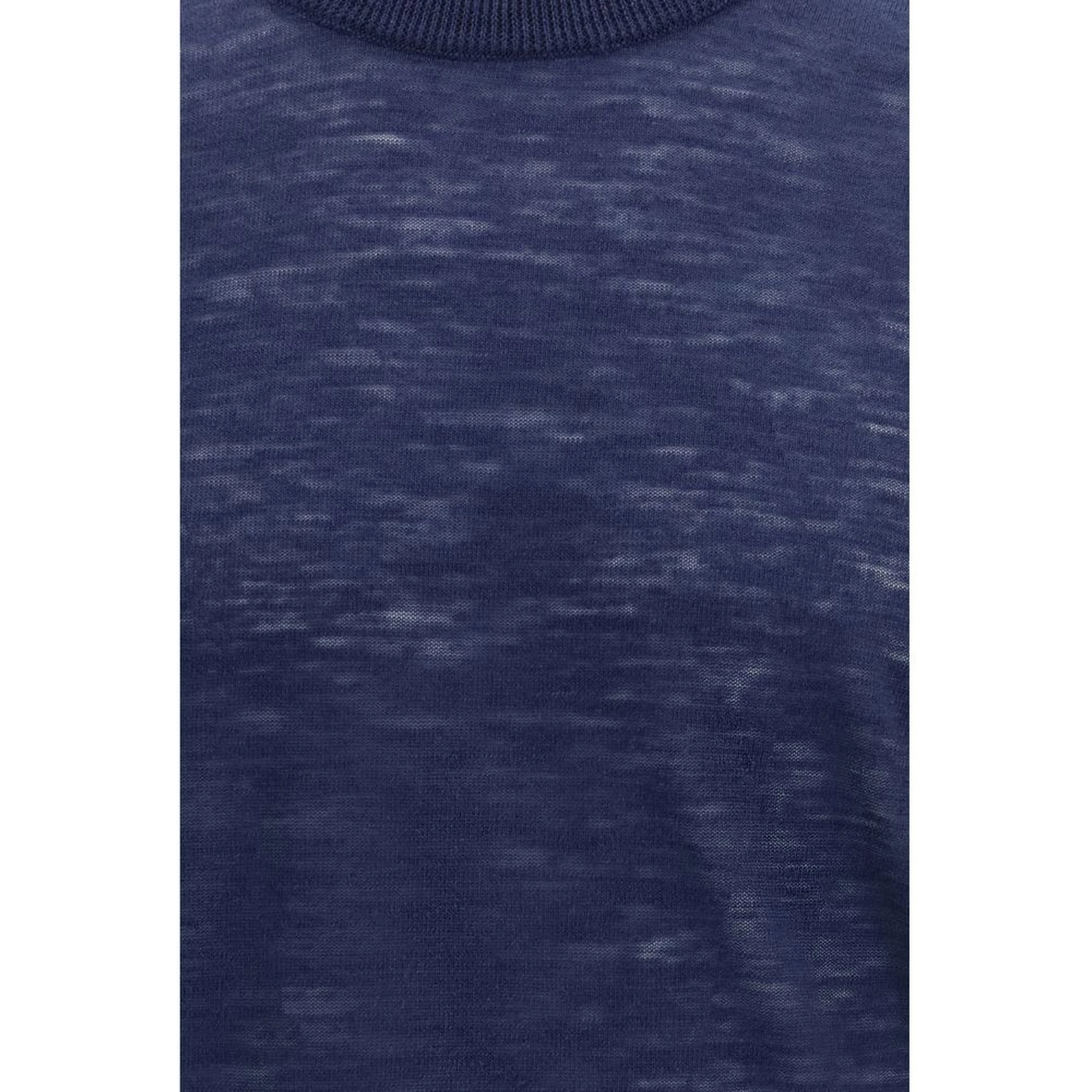 Blue Linen Shortsleeve Shirt
