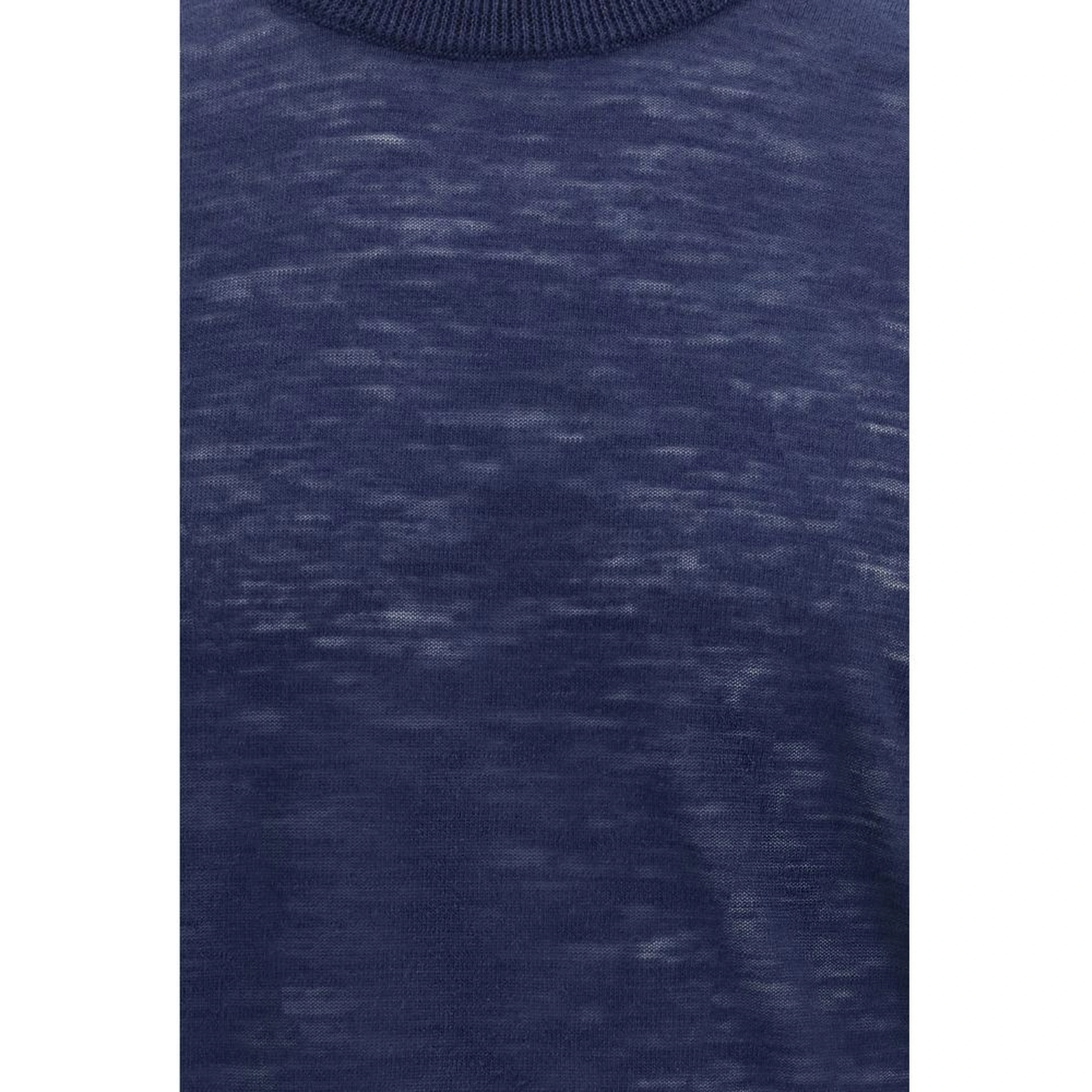 Blue Linen Shortsleeve Shirt