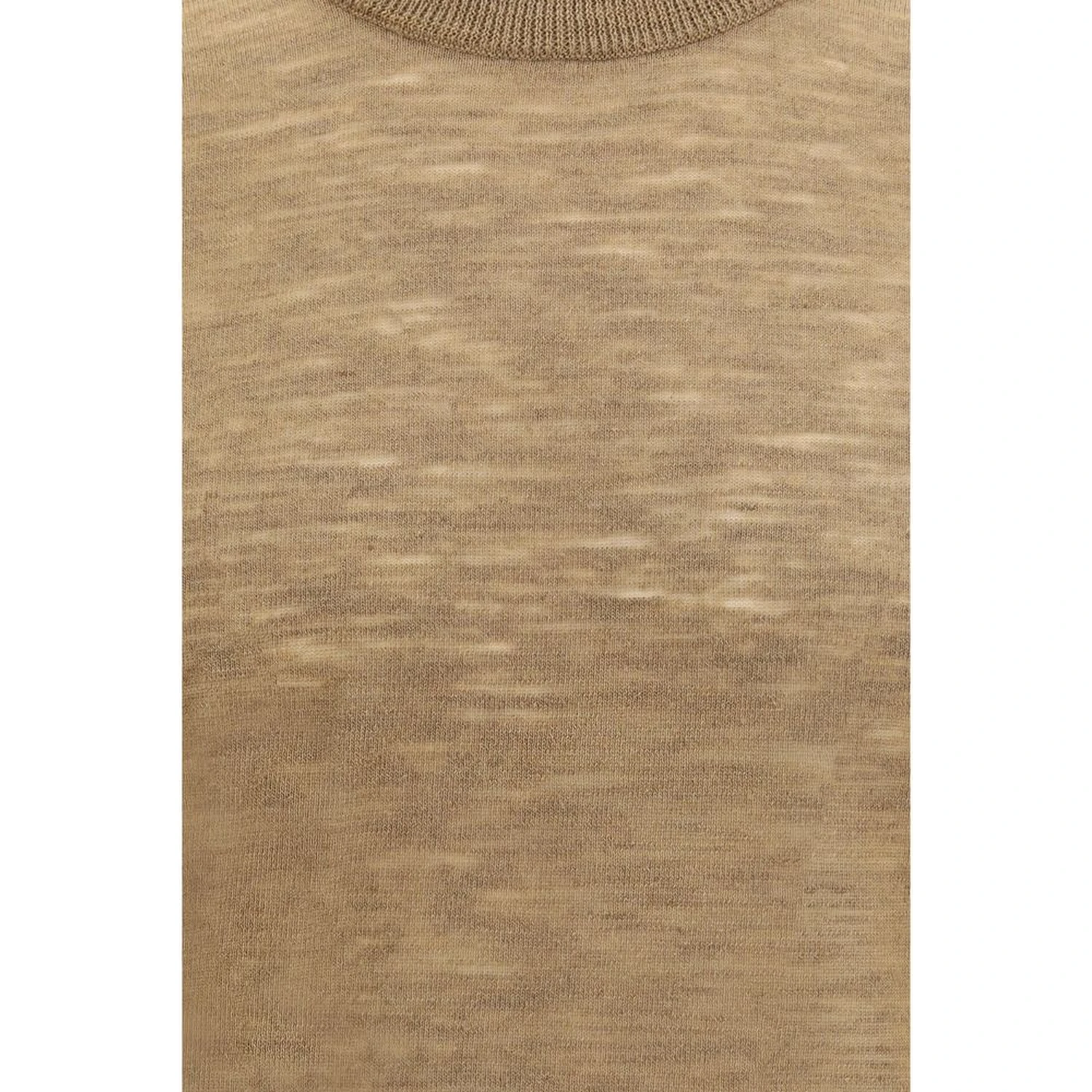 Beige Linen Shortsleeve Shirt