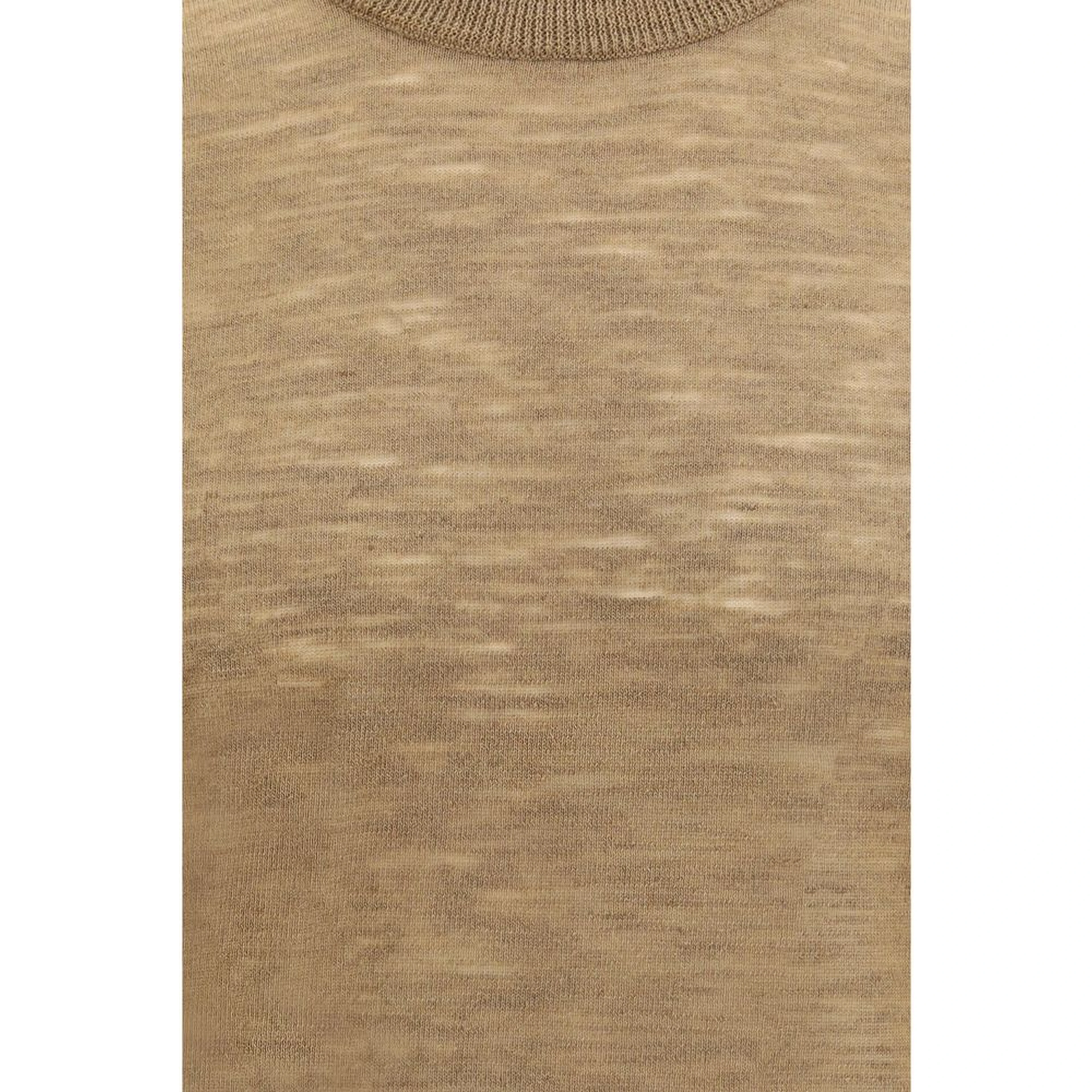 Beige Linen Shortsleeve Shirt