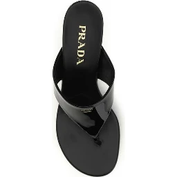 Black Calf Leather Bos Taurus Wedge Sandals