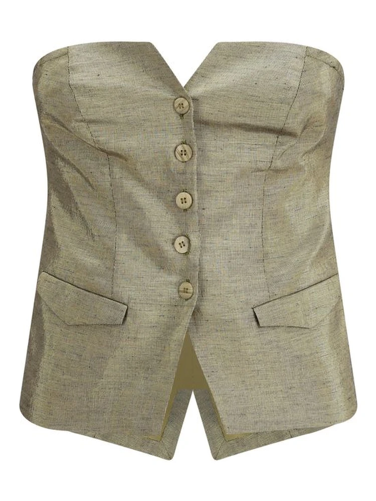 Gold Cotton Top