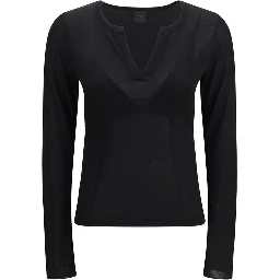 Black Viscose Sweatshirt