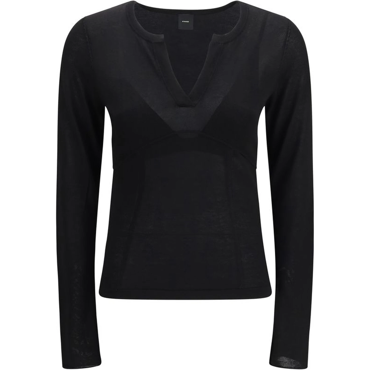 Black Viscose Sweatshirt