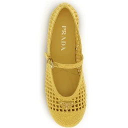 Bicolor Cotton Ballet Flats