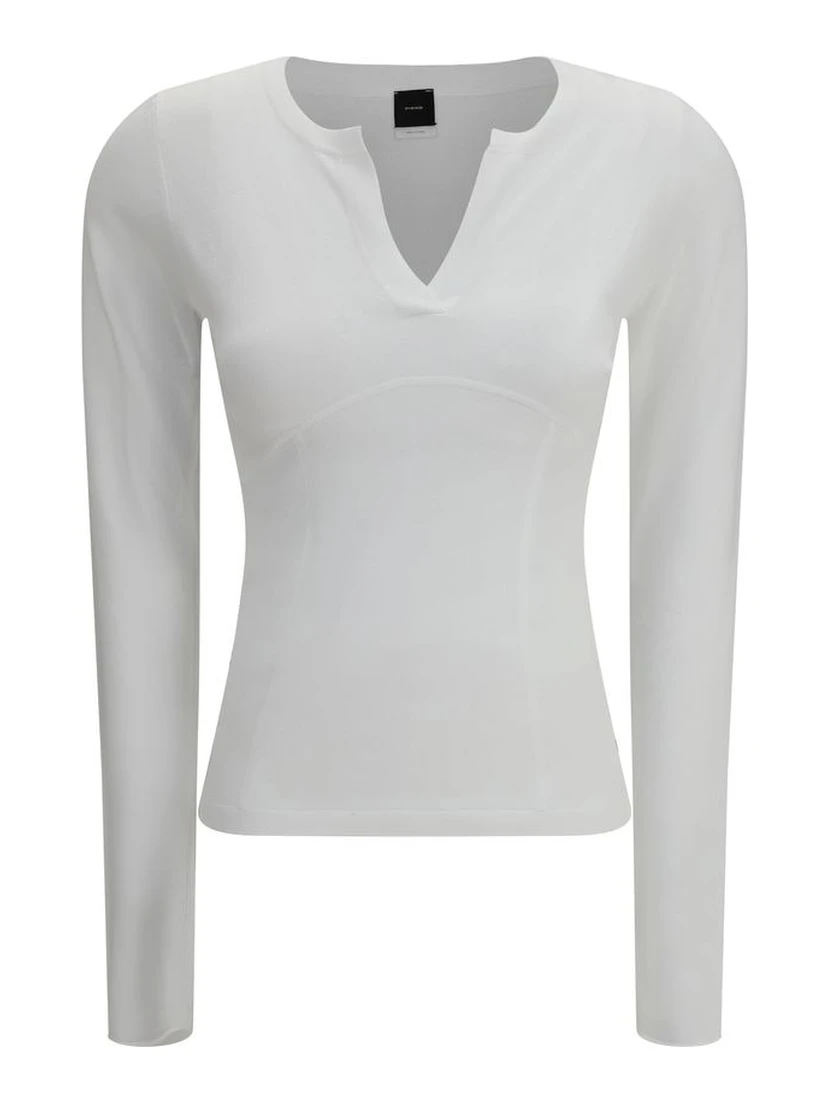White Viscose Sweatshirt
