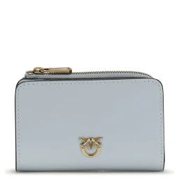 محفظة بوس توروس من جلد العجل الأزرق