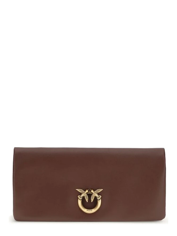 Bordeaux Calf Leather Bos Taurus Clutch Bag