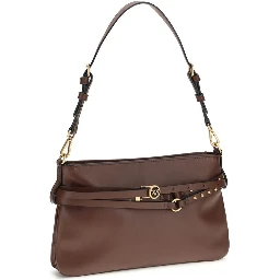 Brown Calf Leather Bos Taurus Shoulder Bag