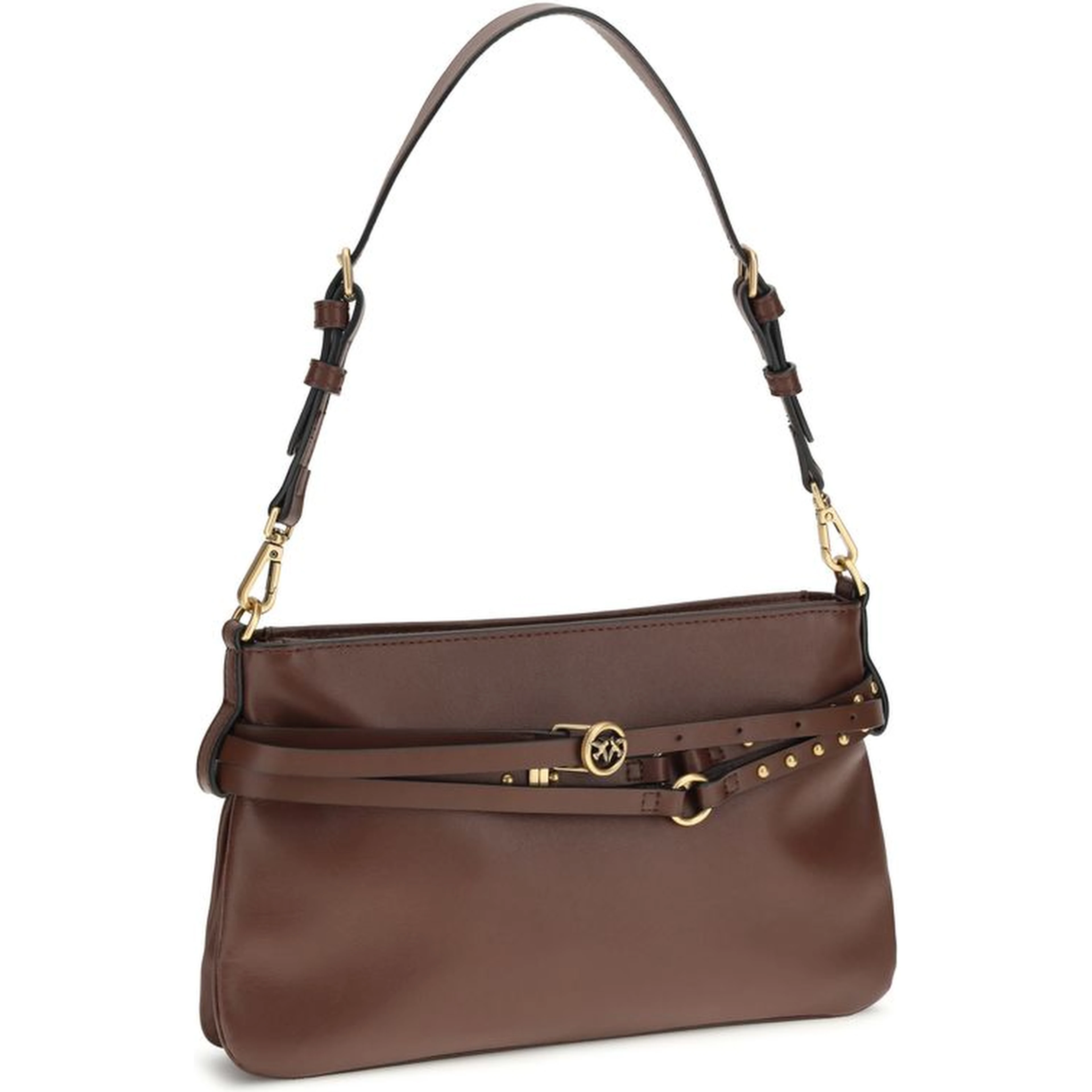 Brown Calf Leather Bos Taurus Shoulder Bag