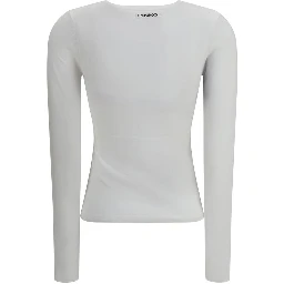 White Viscose Sweatshirt