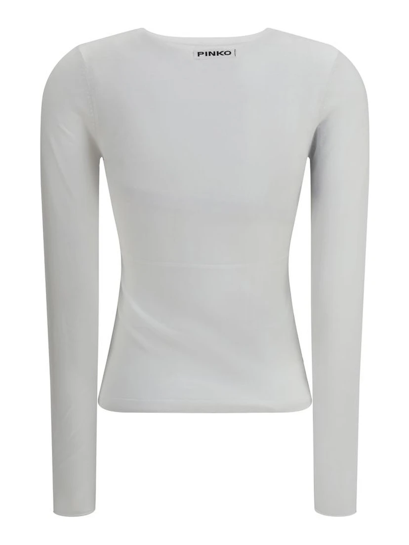 White Viscose Sweatshirt