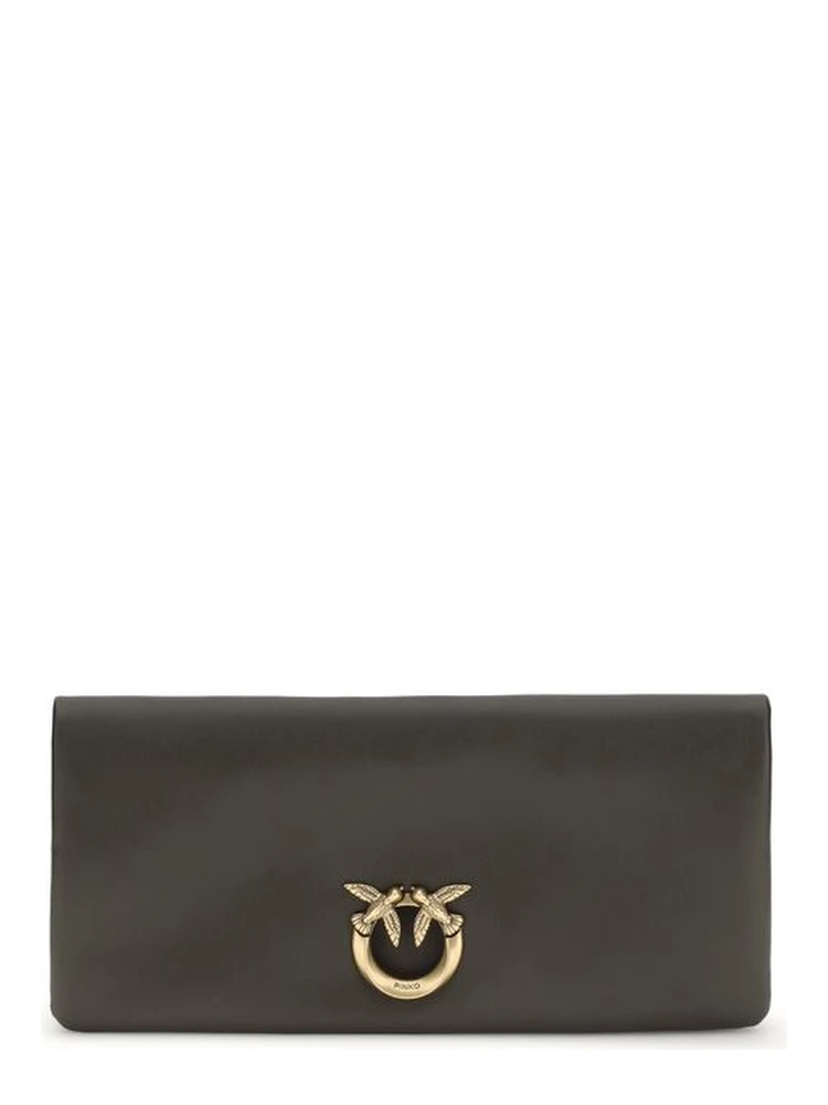Bicolor Calf Leather Bos Taurus Clutch Bag