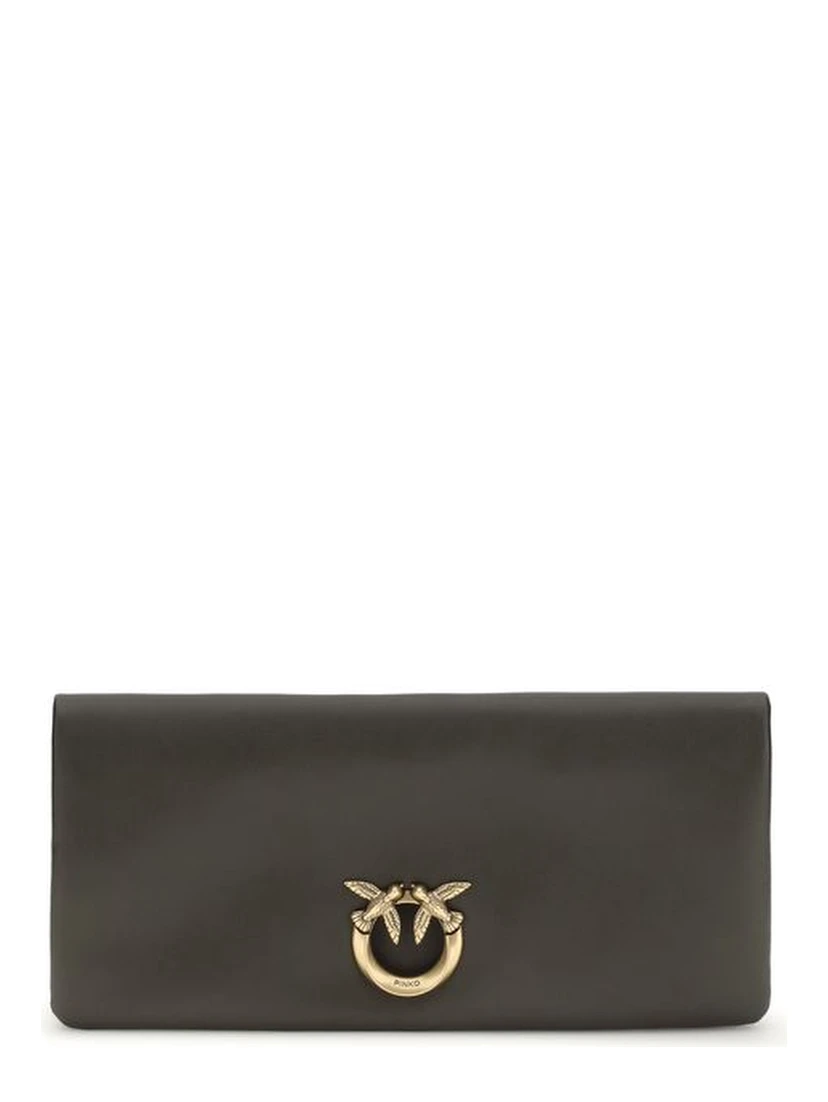 Bicolor Calf Leather Bos Taurus Clutch Bag