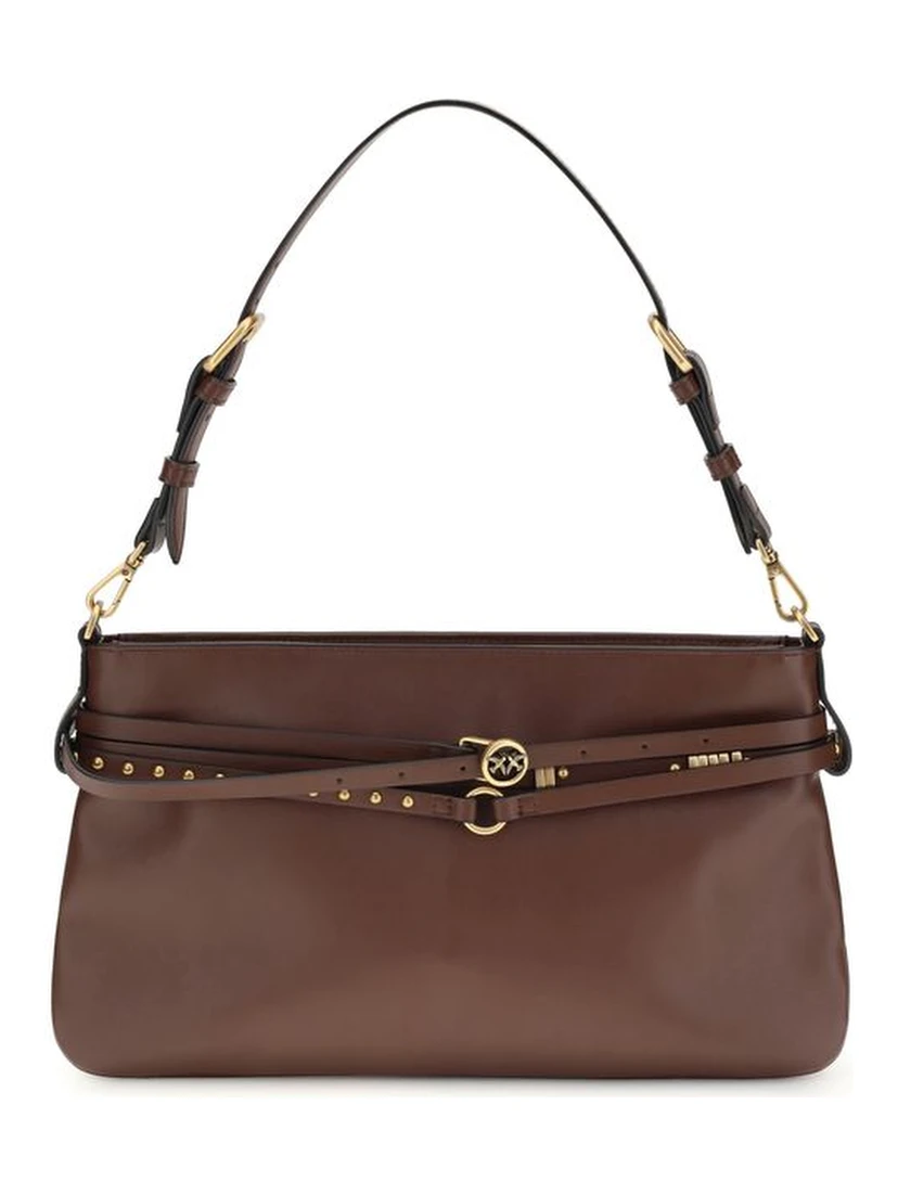 Brown Calf Leather Bos Taurus Shoulder Bag
