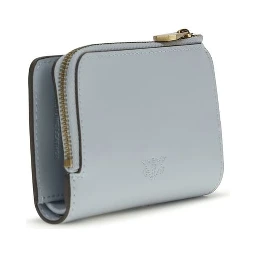 محفظة بوس توروس من جلد العجل الأزرق