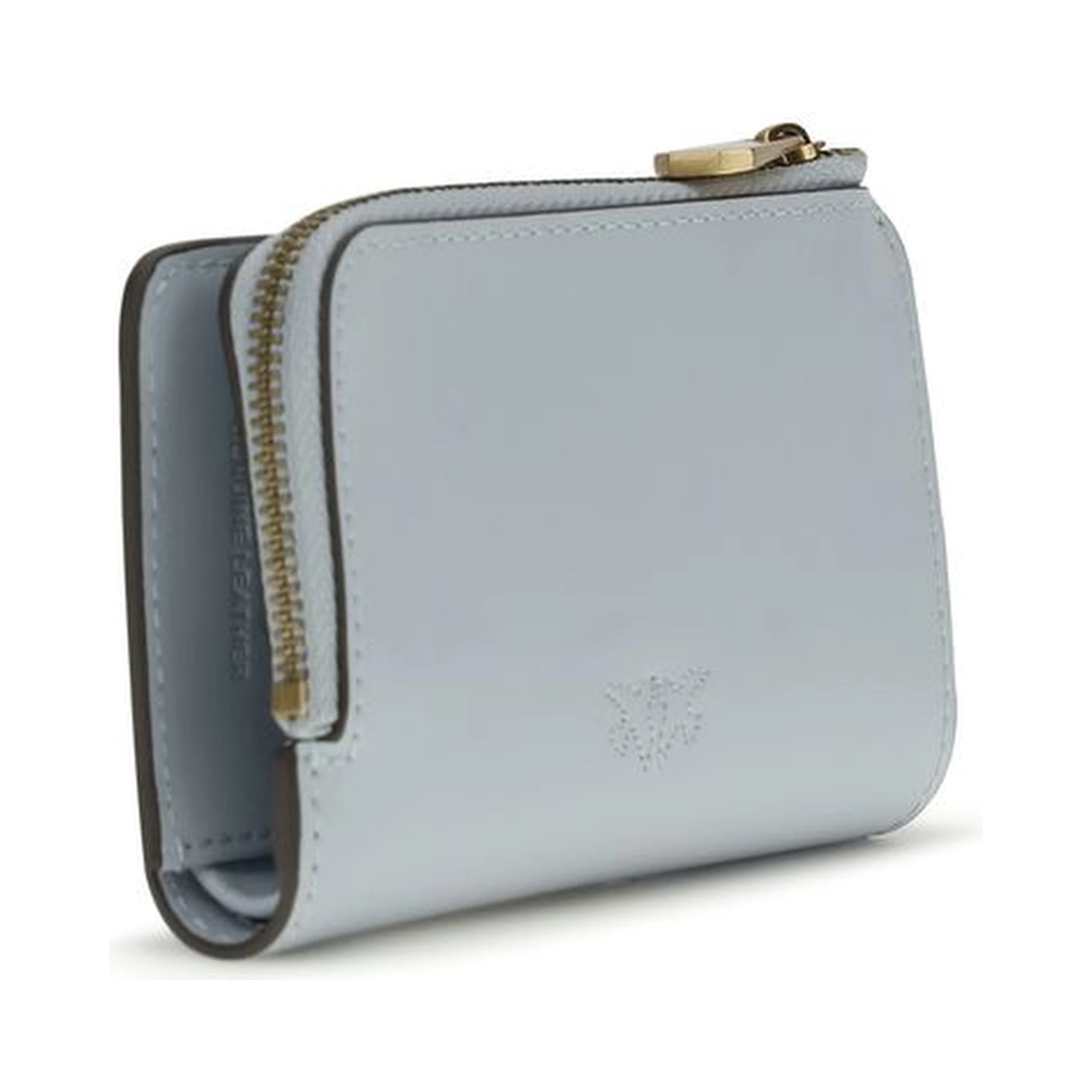 محفظة بوس توروس من جلد العجل الأزرق