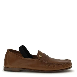 Brown Lamb Ovis Aries Aries Slip-On Loafers