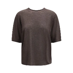 Brown Cashmere Top