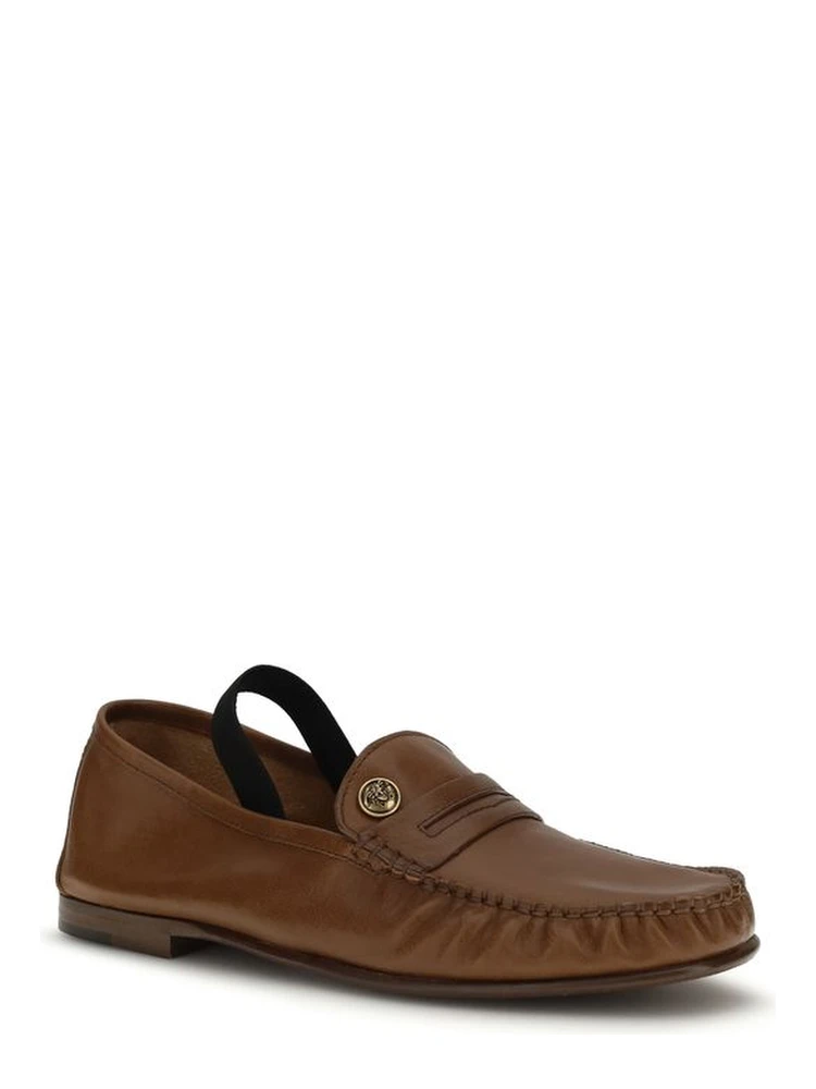 Brown Lamb Ovis Aries Aries Slip-On Loafers alternative