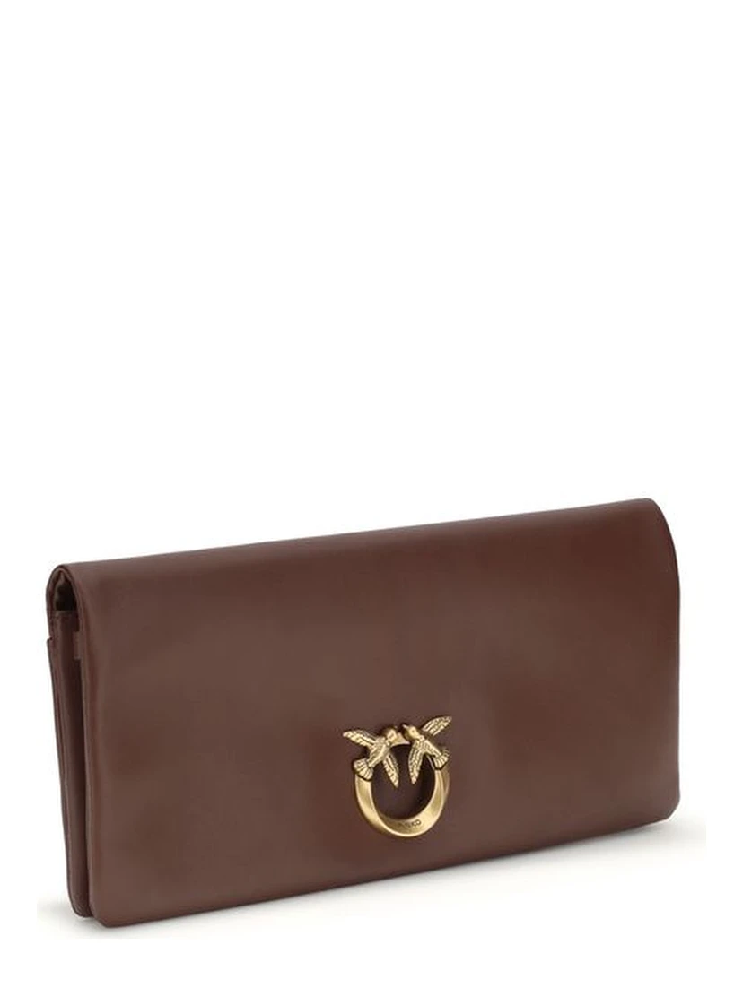 Bordeaux Calf Leather Bos Taurus Clutch Bag