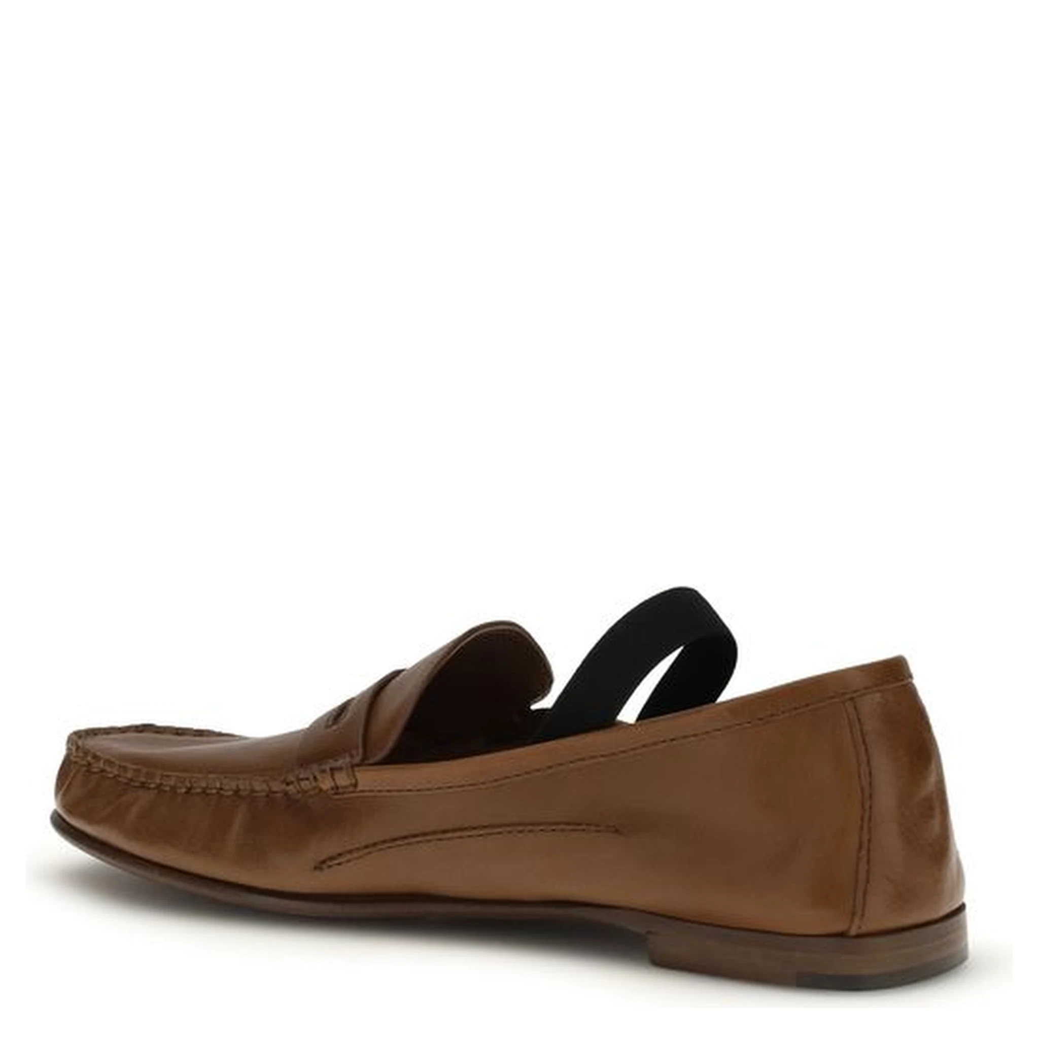 Brown Lamb Ovis Aries Aries Slip-On Loafers