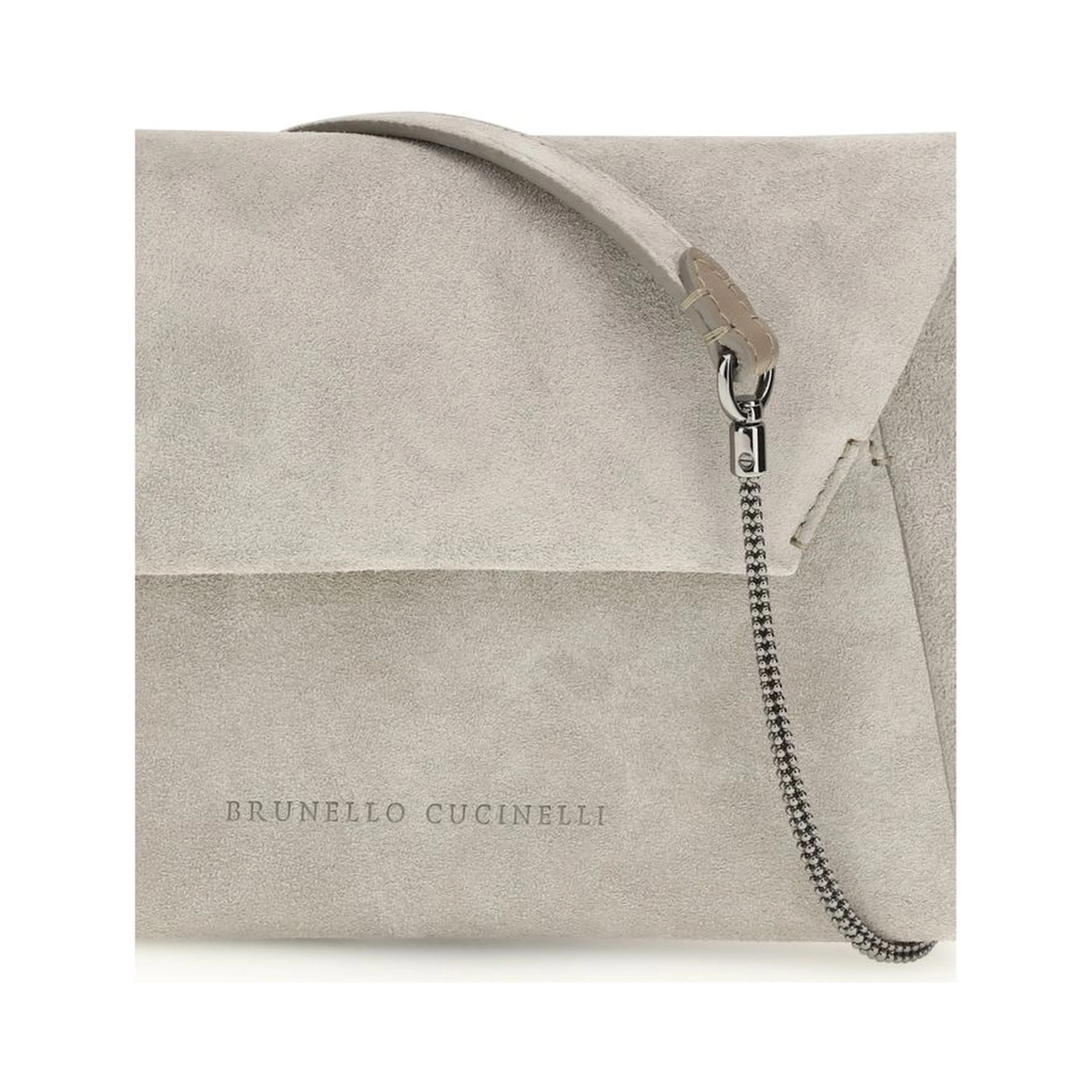 Gray Calf Leather Bos Taurus Shoulder Bag