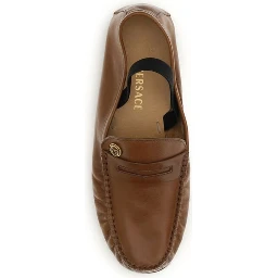 Brown Lamb Ovis Aries Aries Slip-On Loafers