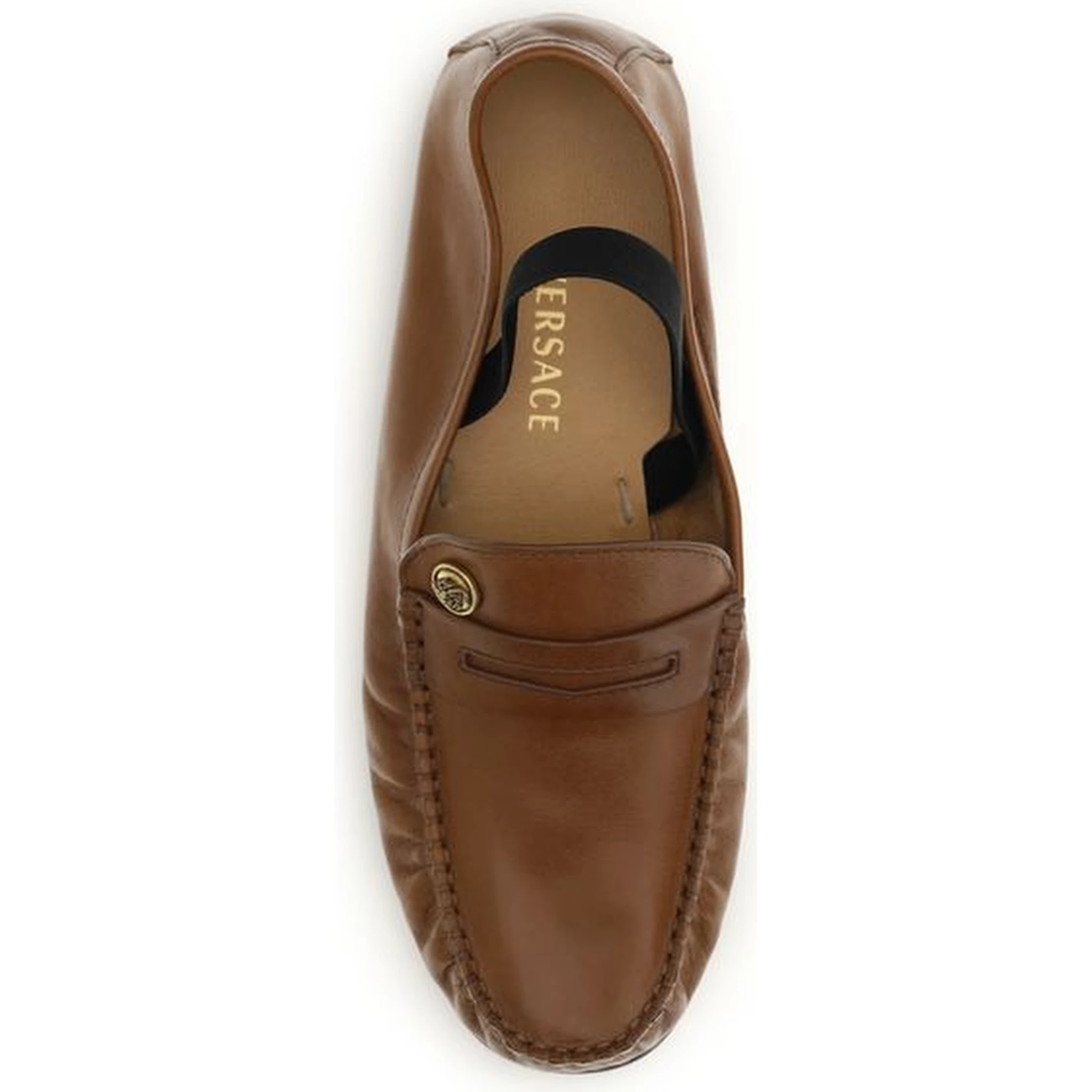Brown Lamb Ovis Aries Aries Slip-On Loafers