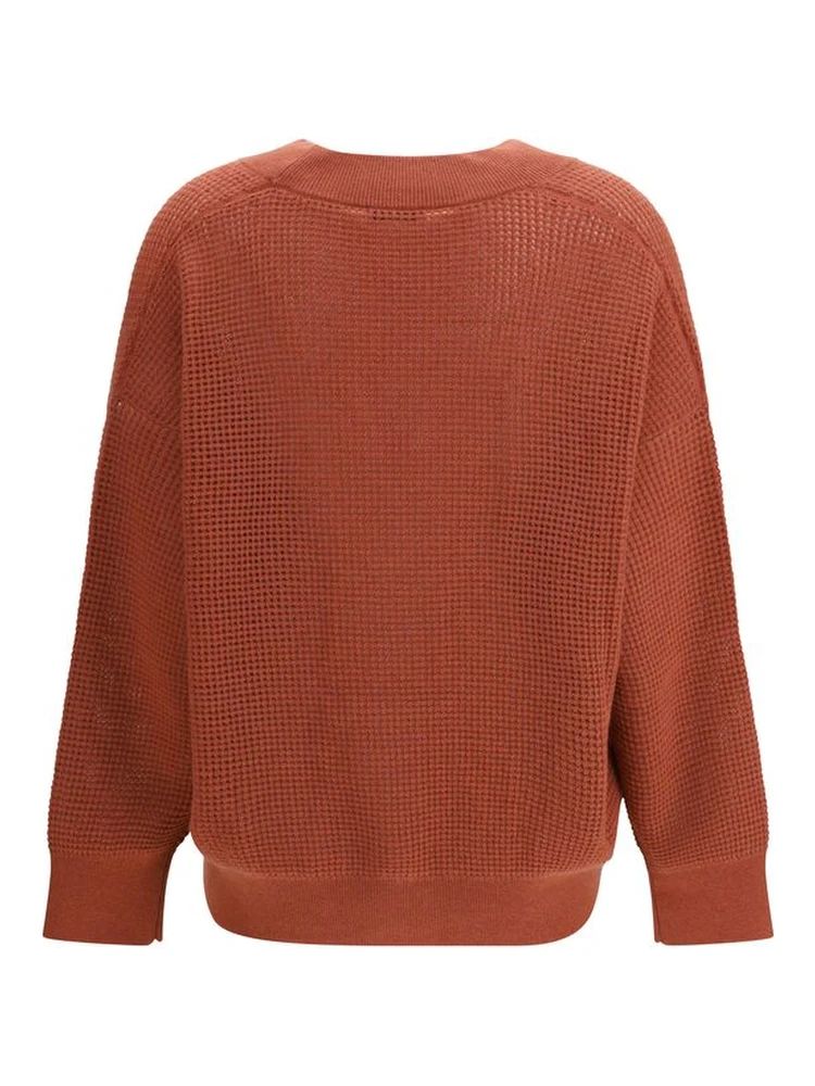 Orange Cashmere Cardigan alternative
