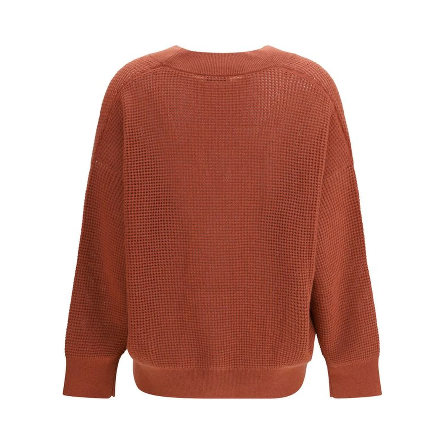 Orange Cashmere Cardigan