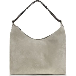 Gray Calf Leather Bos Taurus Handbag