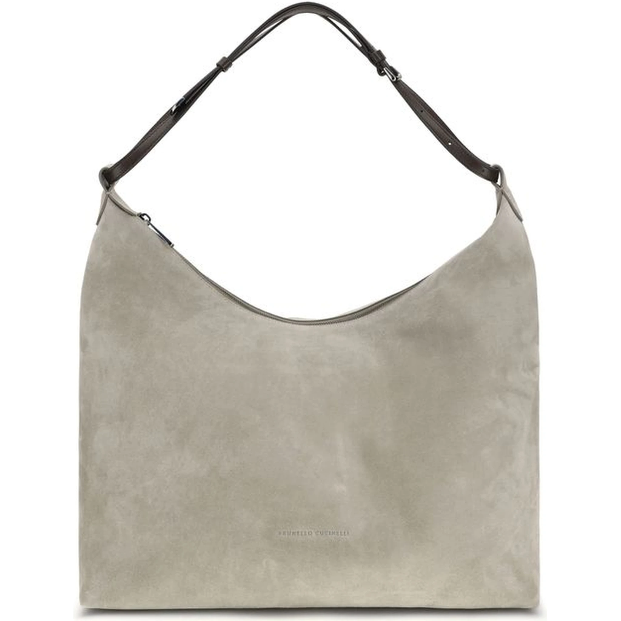 Gray Calf Leather Bos Taurus Handbag