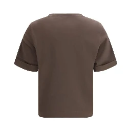 Brown Cotton T-Shirt