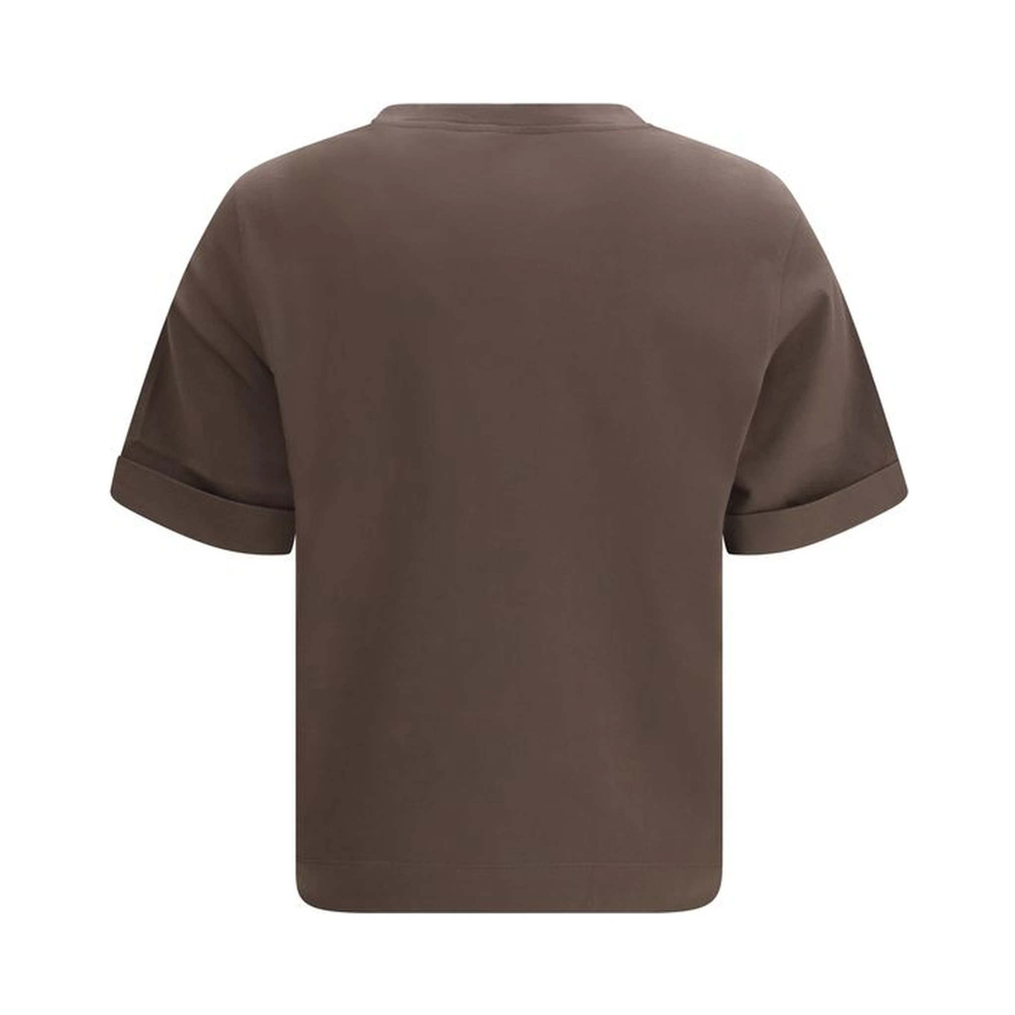 Brown Cotton T-Shirt