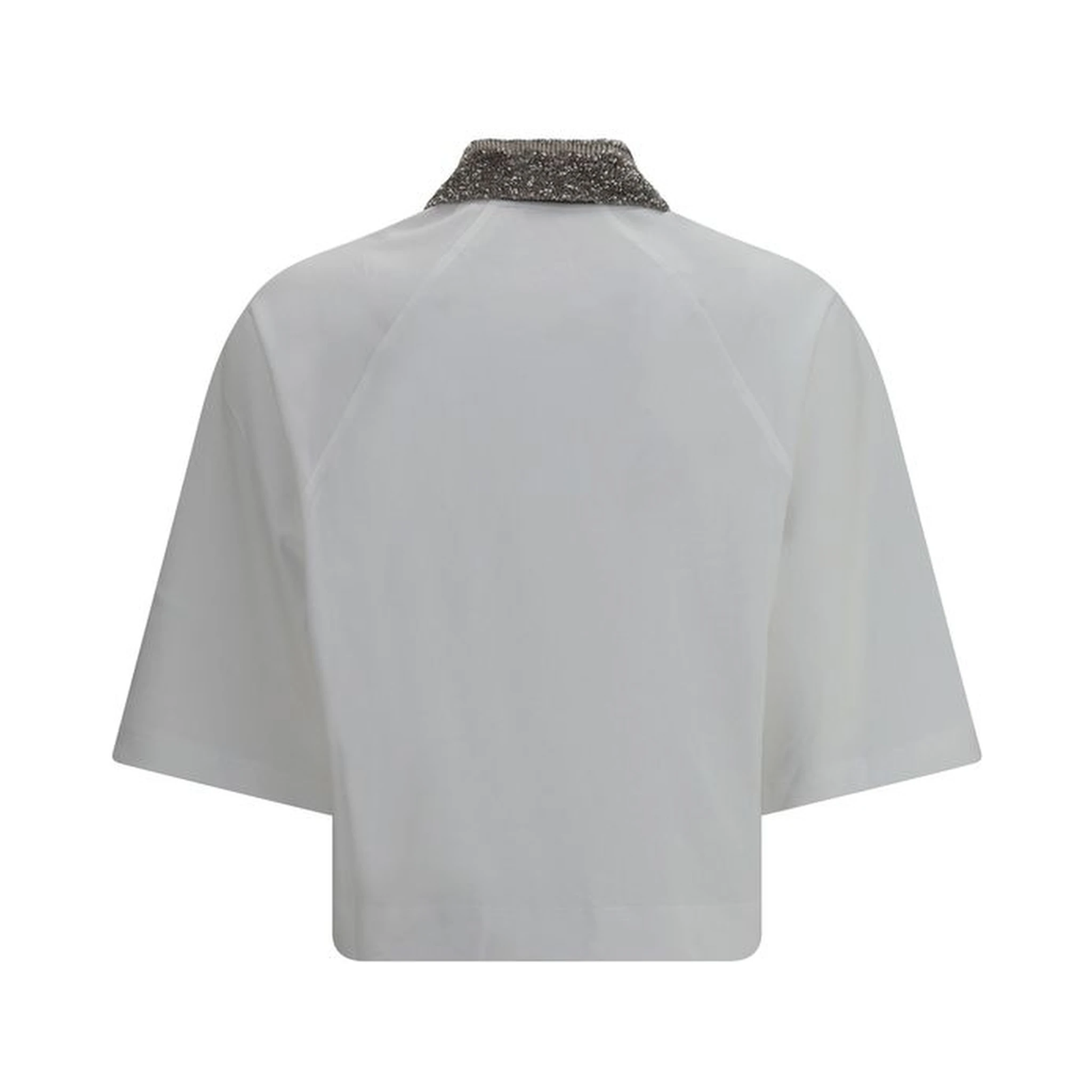 White Cotton Polo Shirt